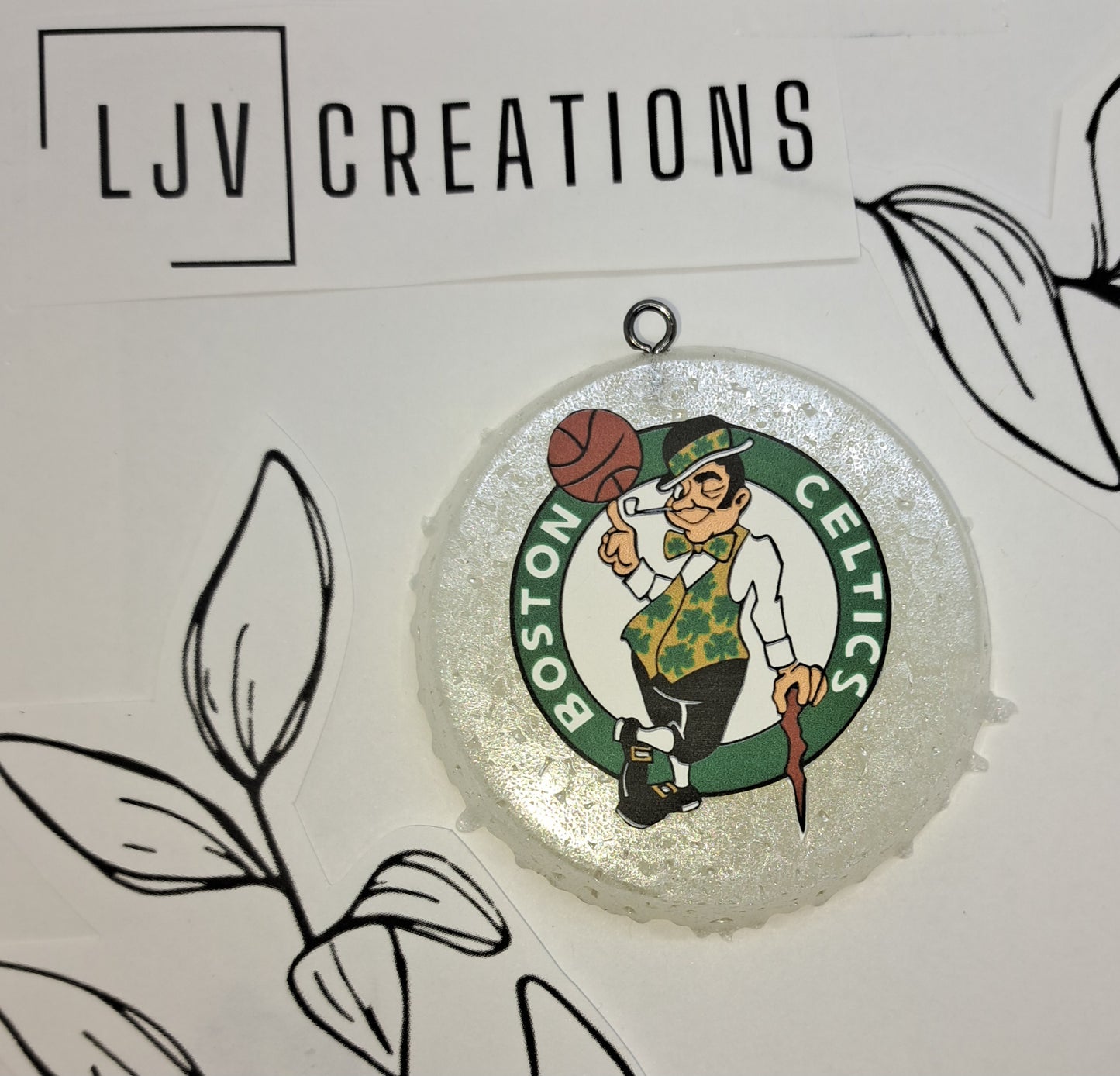 Boston Celtics 3" Round Freshie